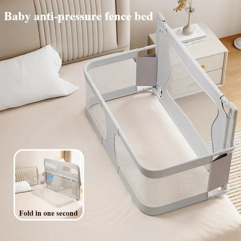DreamNest™ Foldable Bedside Baby Bassinet