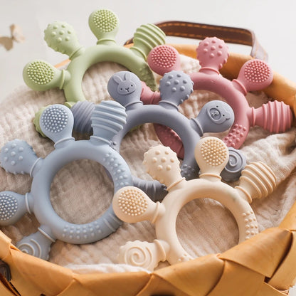 Silicone Teething Ring Toy