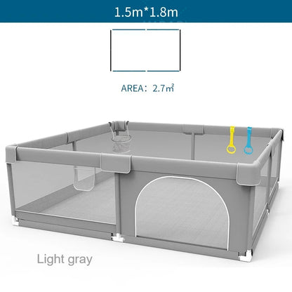 Baby Playpen Light Gray Corralito