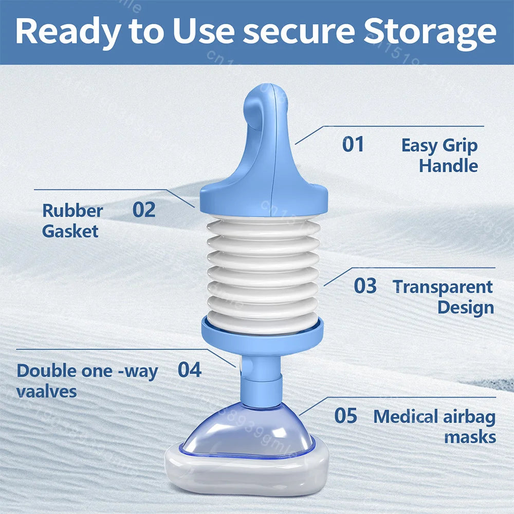AirSave™ Choking Rescue Device – Portable First Aid Suction Tool for Emergency Training