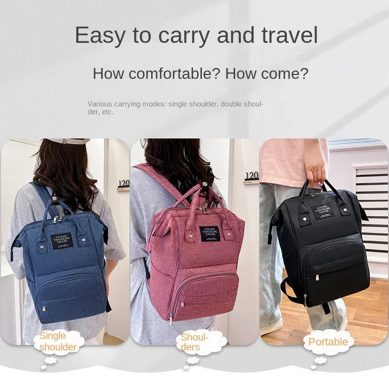 CarrySmart™ Waterproof Baby Diaper Backpack