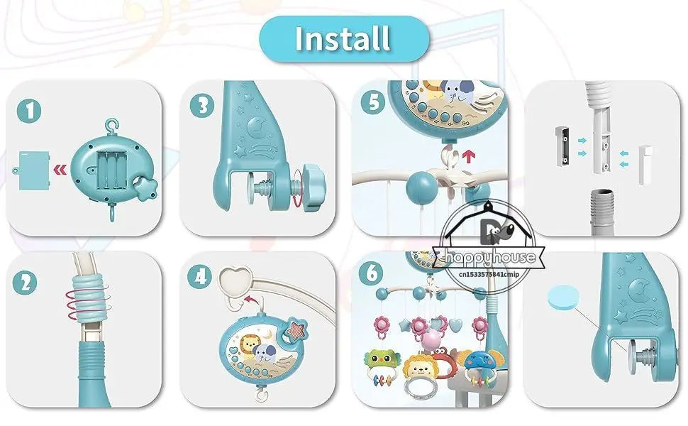 DreamGlow™ Smart Musical Baby Crib Mobile TM