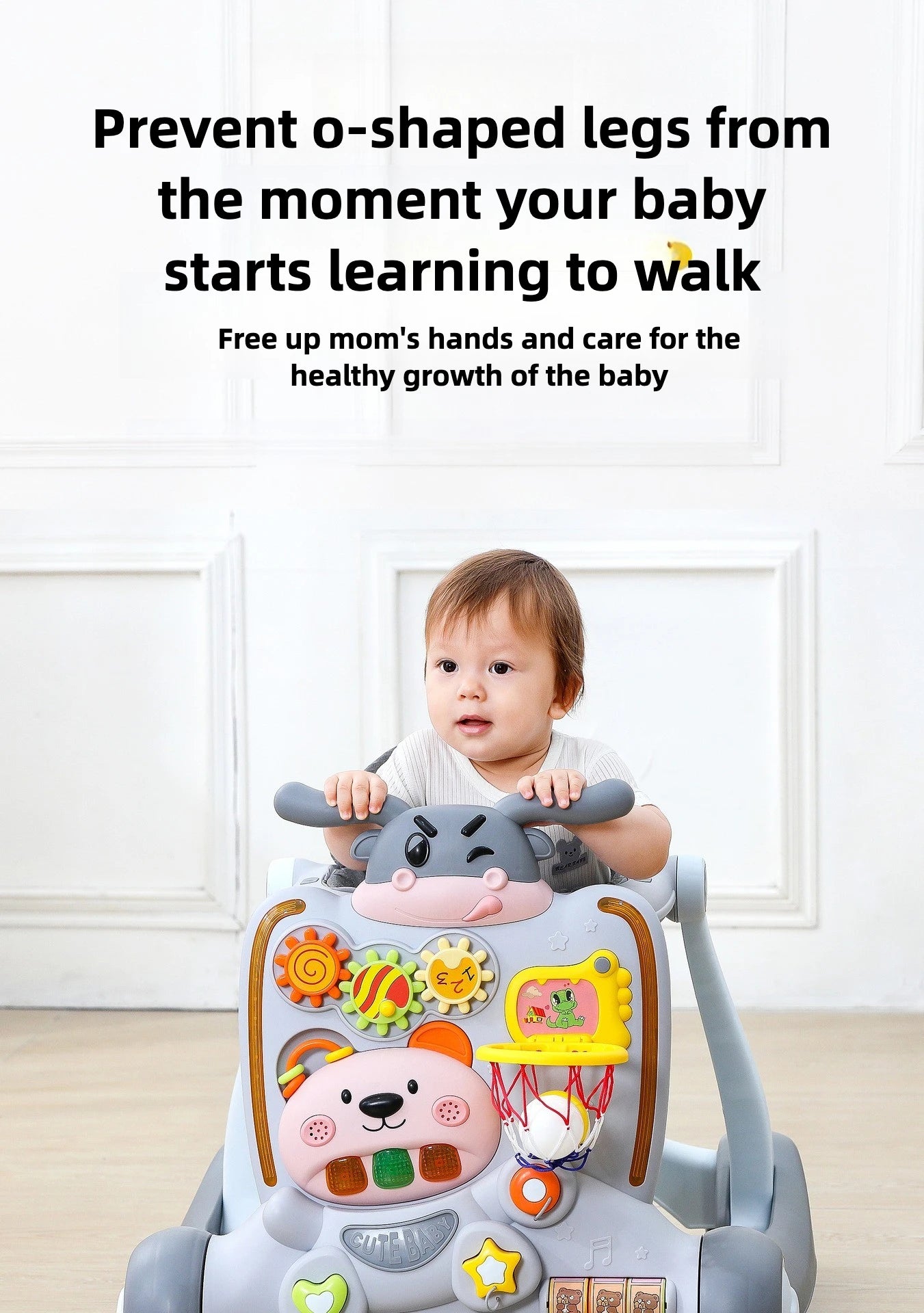 Anti O-Leg Baby Walker