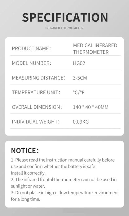 QuickScan Pro Infrared Thermometer