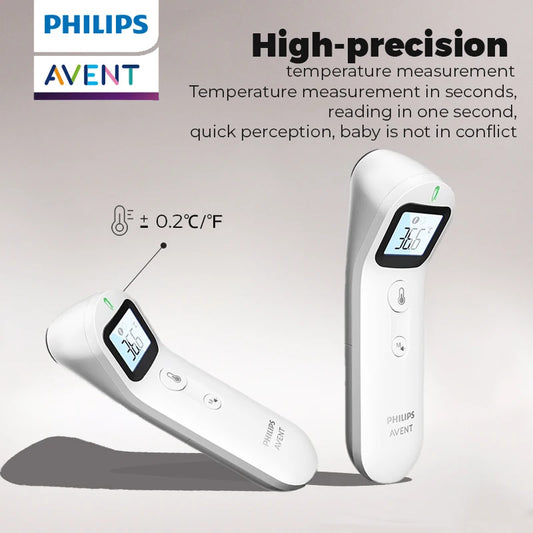 Philips Avent™ Infrared Forehead Thermometer – Non-Contact Digital Temperature Reader for Babies & Adults