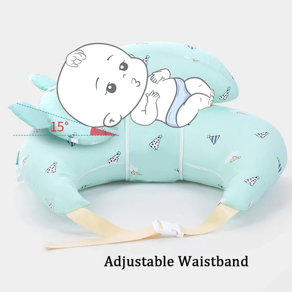 Plus Size Nursing Pillow with Adjustable Strap and Soft Removable Cover