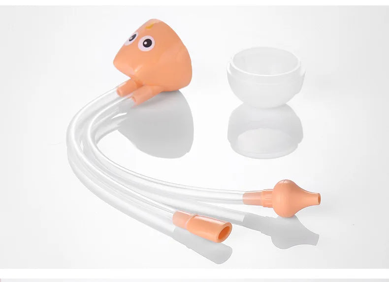 BreatheEasy™ Baby Nasal Aspirator – Safe Silicone Mouth Suction Snot Cleaner for Newborns
