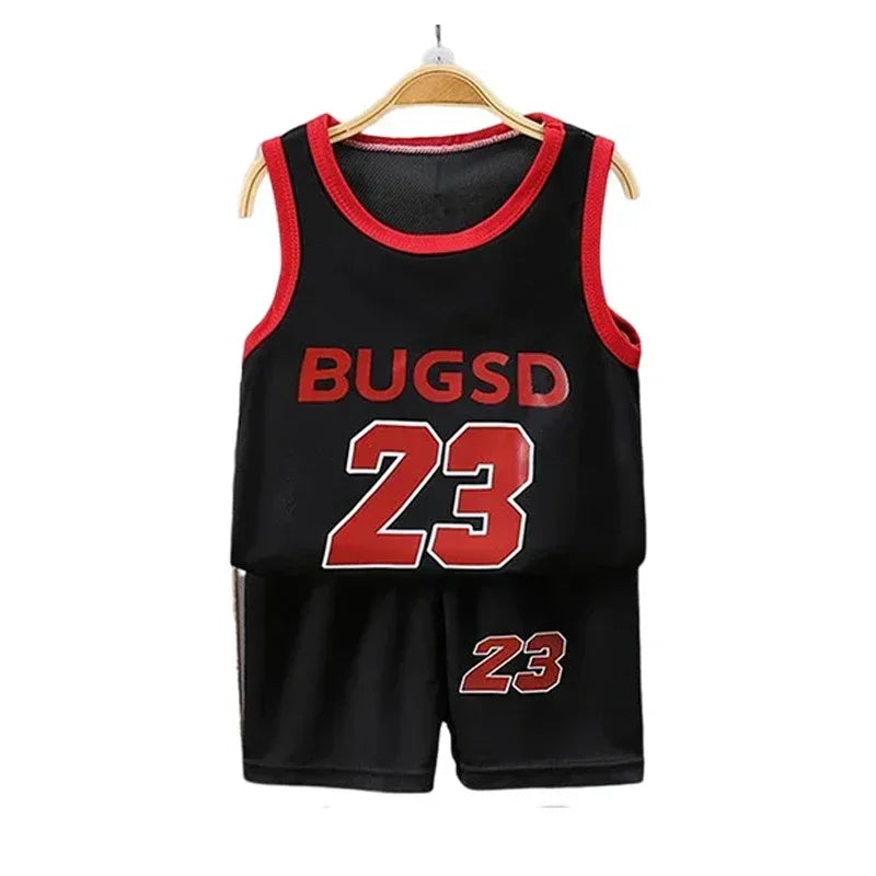 Kids Summer Basketball Clothing Set