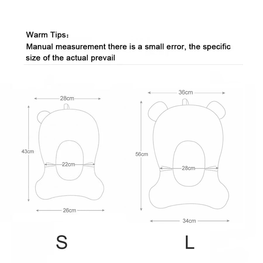 Adjustable Baby Bath Support Pad