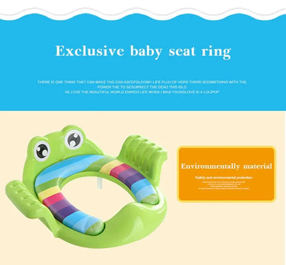 PottySteps™ 2-in-1 Kids Toilet Training Seat with Ladder – Adjustable, Cartoon Design, Comfortable & Safe