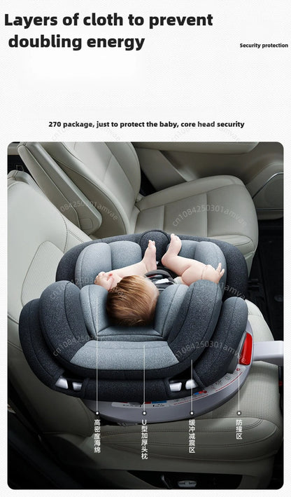 TM™ 360° Rotatable Child Safety Car Seat