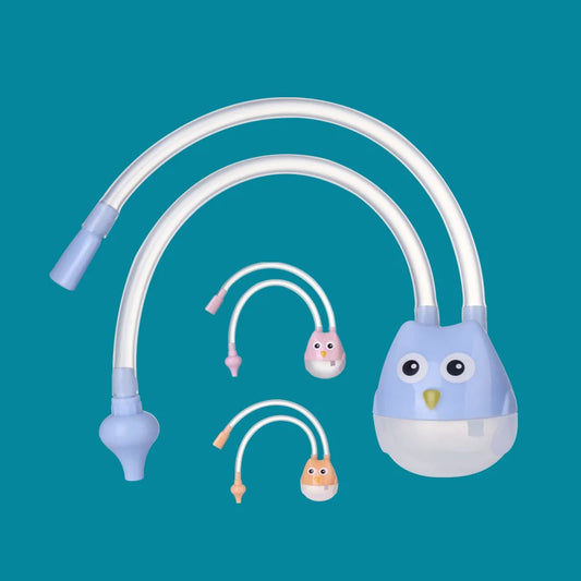BreatheEasy™ Baby Nasal Aspirator – Safe Silicone Mouth Suction Snot Cleaner for Newborns