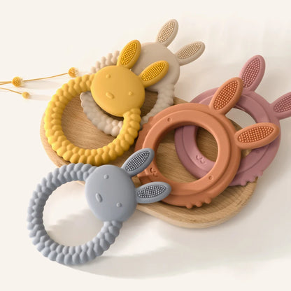 BPA-Free Silicone Baby Teether Toy