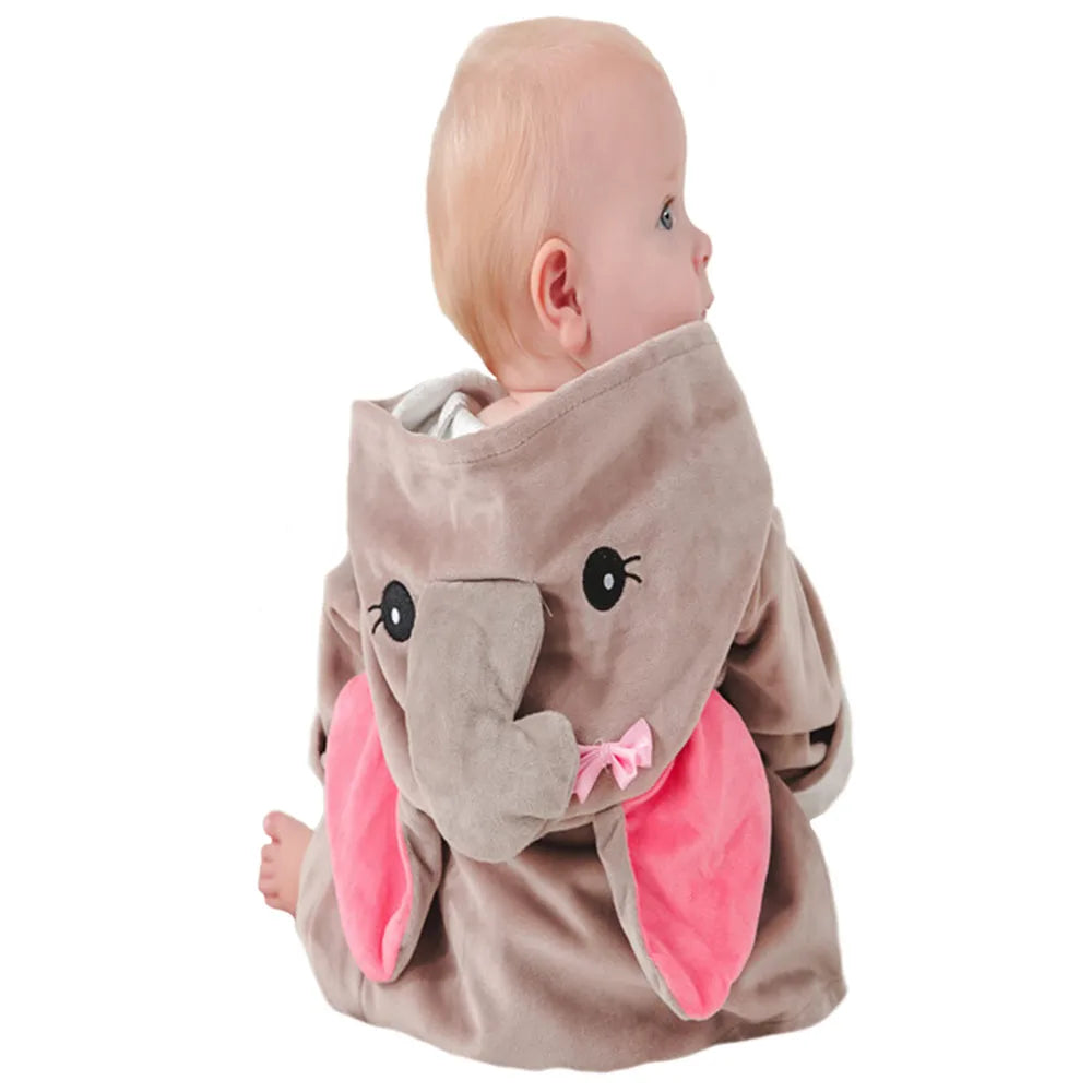 Baby & Toddler Hooded Bathrobe – Soft Terry Towel