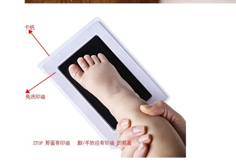 LittlePrints™ Baby Hand & Footprint Ink Pad Kit – Safe, Wash-Free, DIY Keepsake Memory Frame Gift