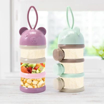 3Pcs/4Pcs Baby Formula Milk Storage Box