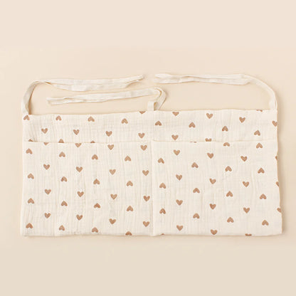Portable Baby Bedside Dual-Pocket Storage Bag