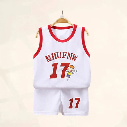 Kids Summer Basketball Clothing Set