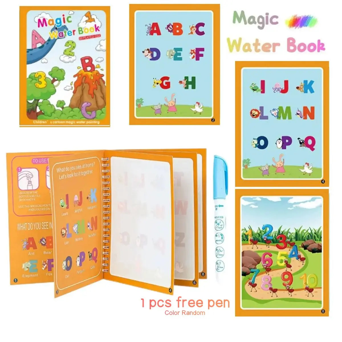 Magical Water Drawing Book