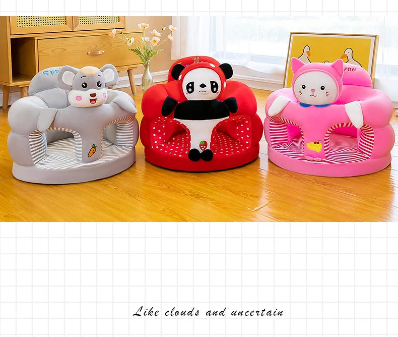 Cute Baby Sofa Support Seat Cover