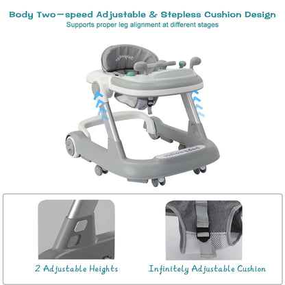 2-in-1 Toddler Push Baby Walker