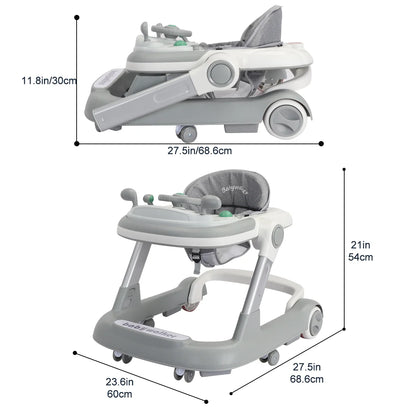 2-in-1 Toddler Push Baby Walker