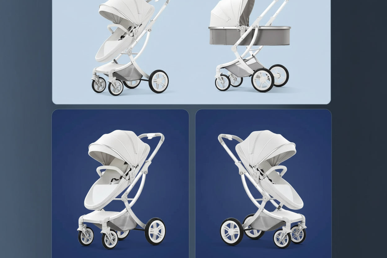 EggshellNest™ X7 Newborn Stroller Basket
