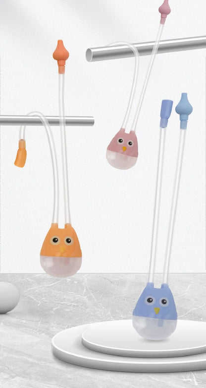BreatheEasy™ Baby Nasal Aspirator – Safe Silicone Mouth Suction Snot Cleaner for Newborns