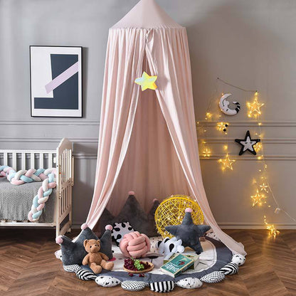 SnuggleNest™ Kids Dome Bed Curtain – Mosquito Net Tent Canopy | Soft, Safe & Seasonless Maternity & Baby Wear | Unisex | All-Season Comfort