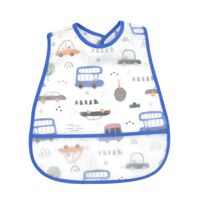 New Cartoon Pattern EVA Waterproof Baby Bib