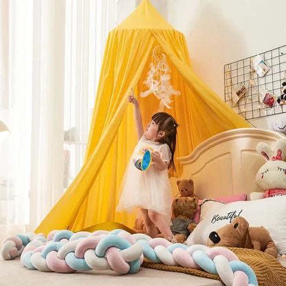 SnuggleNest™ Kids Dome Bed Curtain – Mosquito Net Tent Canopy | Soft, Safe & Seasonless Maternity & Baby Wear | Unisex | All-Season Comfort
