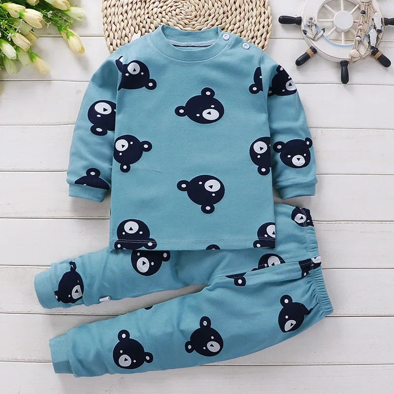 Kids Cotton Autumn Winter Clothing Set