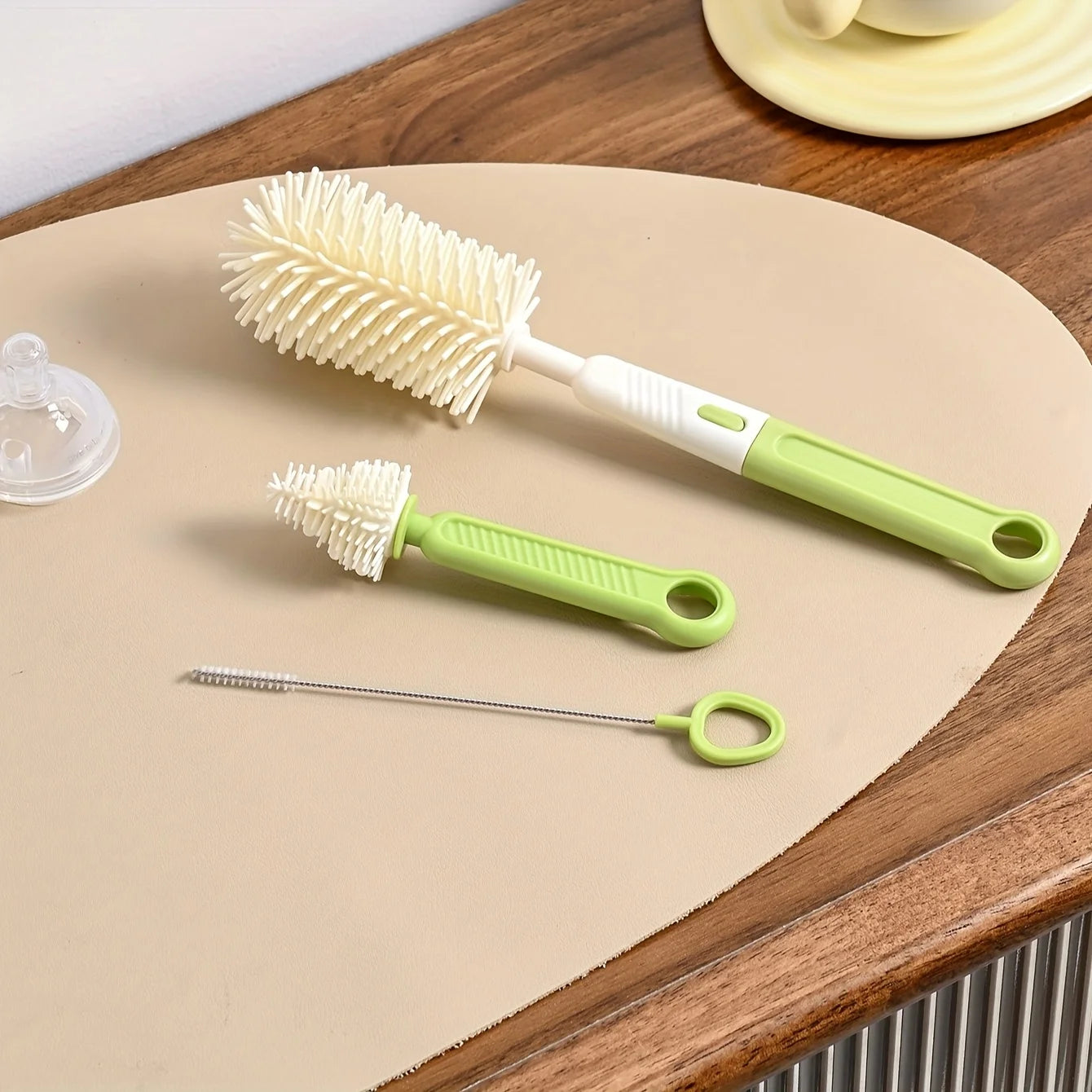 CleanEase™ 6-Piece Silicone Bottle Brush Set