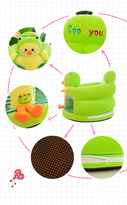 Cute Baby Sofa Support Seat Cover