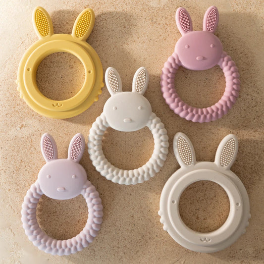 BPA-Free Silicone Baby Teether Toy