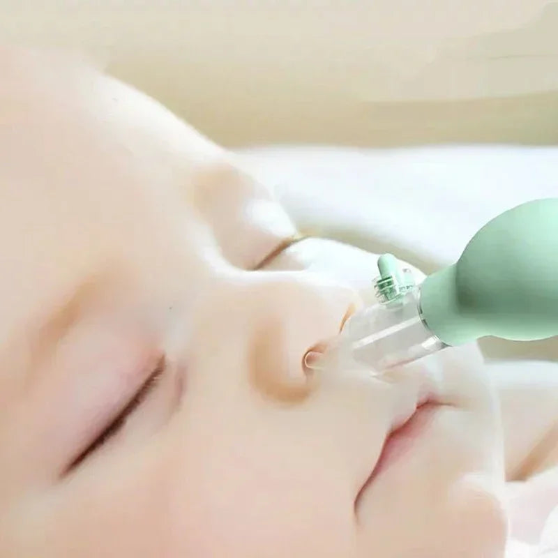 ClearNose™ Silicone Baby Nasal Aspirator – Safe Vacuum Suction Nose Cleaner for Newborns & Toddlers