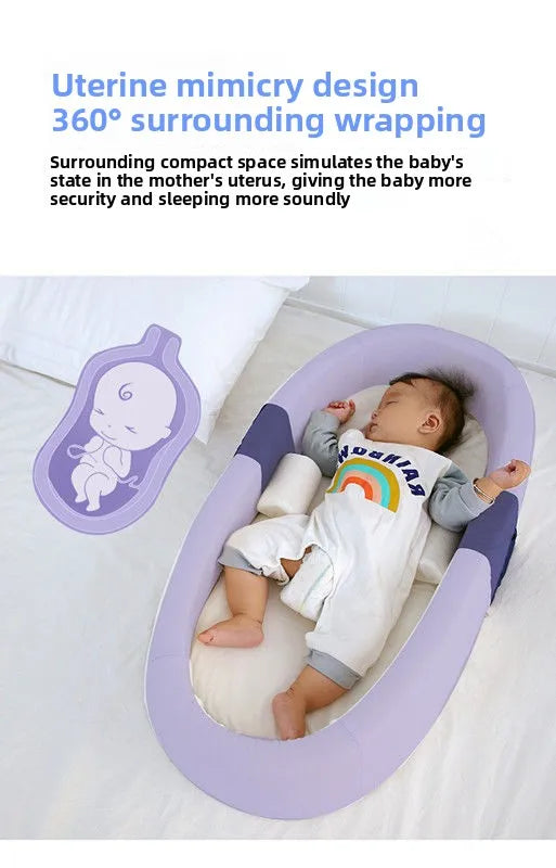 Foldable Outdoor Baby Crib with Mosquito Net