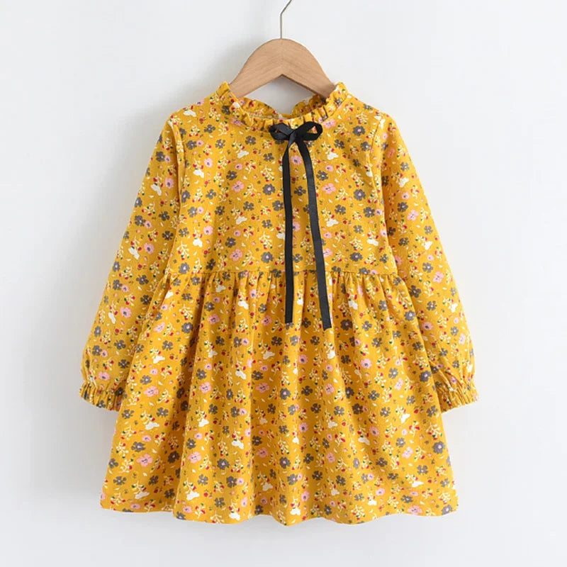 Bear Leader Autumn Girls Floral Dress