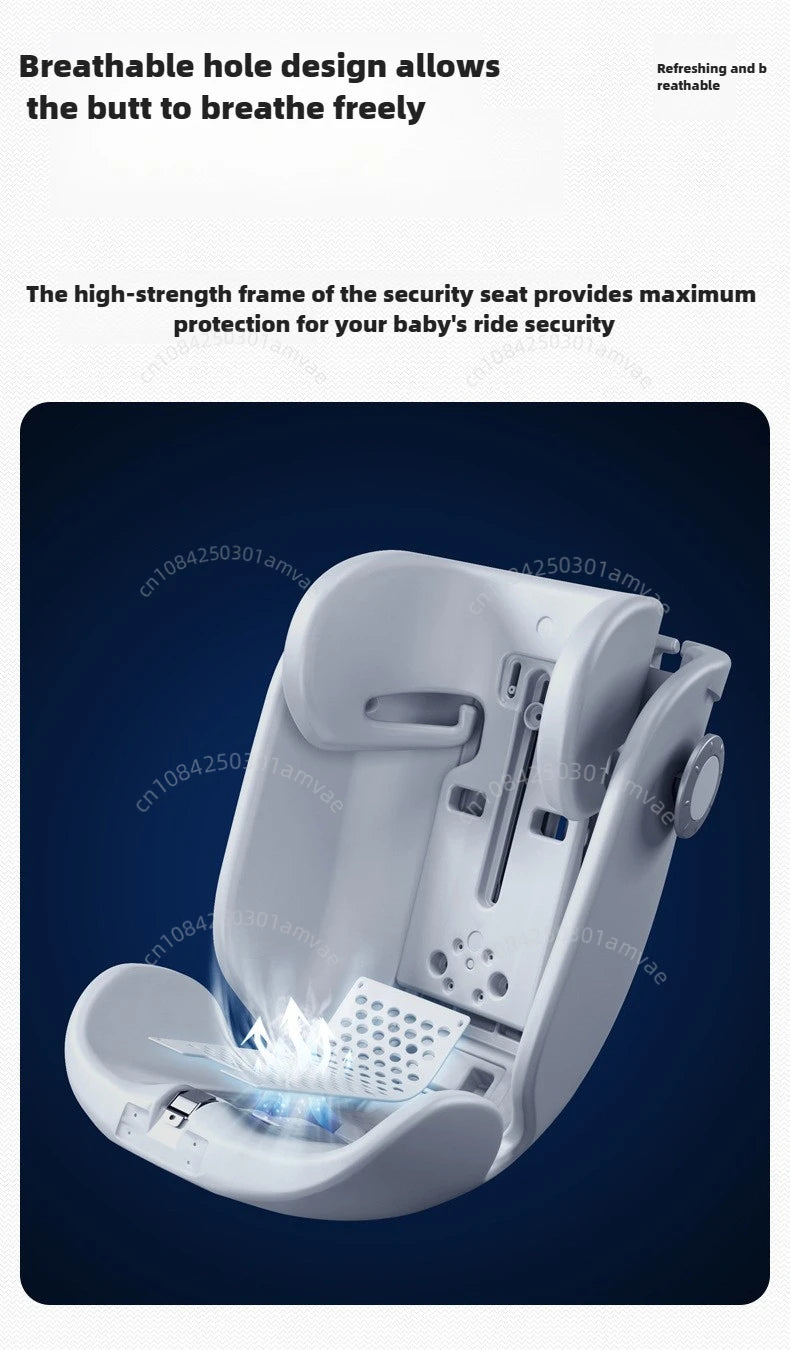 TM™ ISOFIX Child Safety Car Seat – 360° Rotatable Travel Seat for Newborn to 12 Years