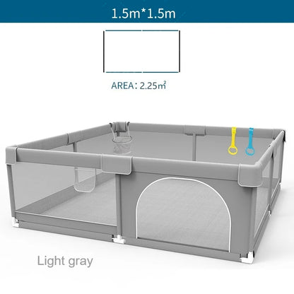 Baby Playpen Light Gray Corralito