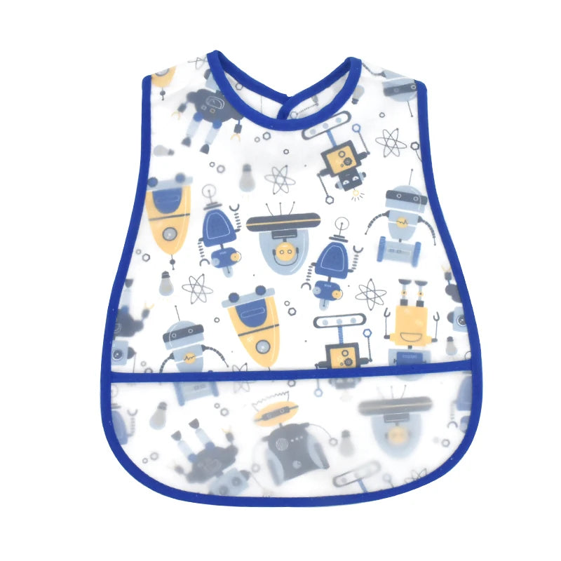 New Cartoon Pattern EVA Waterproof Baby Bib