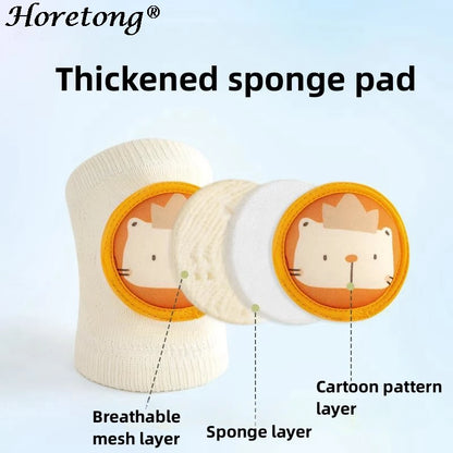 CrawlSafe™ 3D Cartoon Baby Knee & Elbow Pads