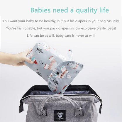 Reusable Waterproof Baby Diaper Bag Organizer