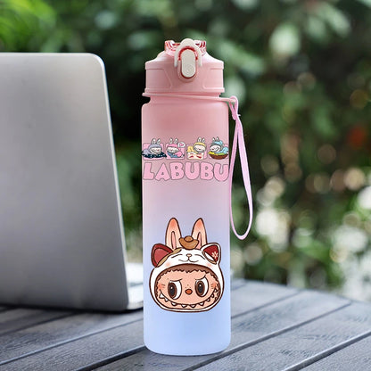 MINISO™ 4-in-1 Anime School Backpack Set – Waterproof Canvas Bag , Lunch Bag, Pen Case & Water Bottle