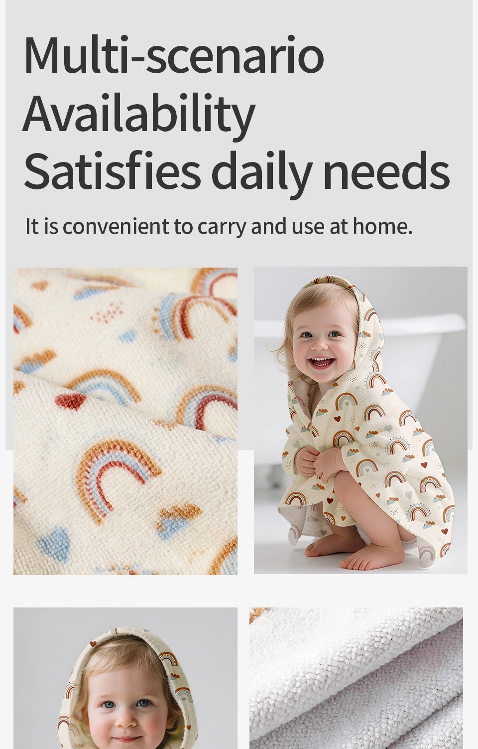 CozyTots™ Unisex Hooded Sleep Set