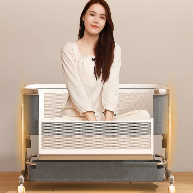 Portable Foldable Baby Crib Bassinet