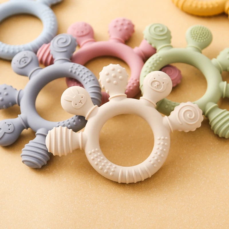 Silicone Teething Ring Toy