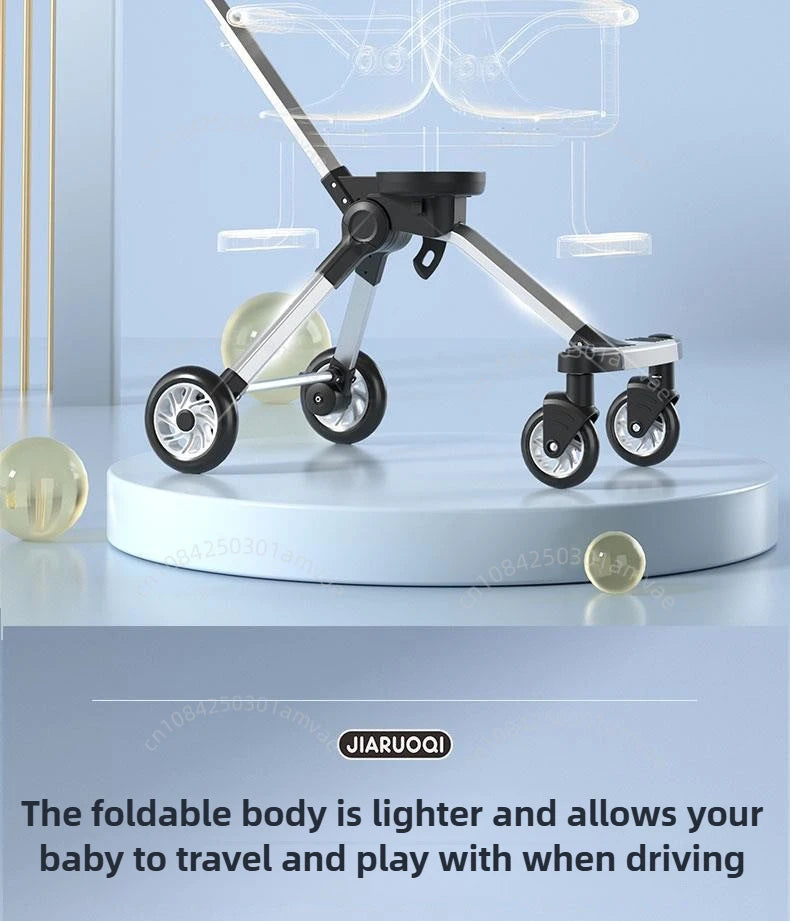 AuraPicks™ TwinGlide Pro Double Stroller