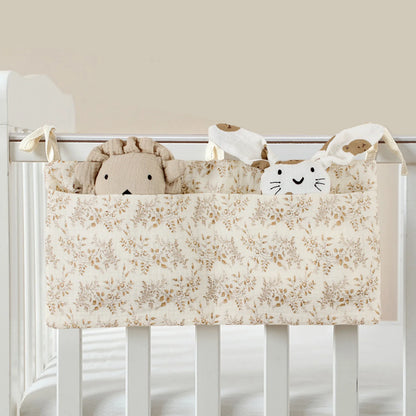 Portable Baby Bedside Dual-Pocket Storage Bag