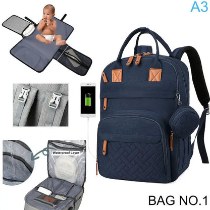 Multifunction Diaper Bag Backpack